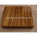 High gloss MDF wood grain UV board for kitchen cabinet